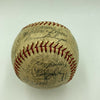 Jimmie Foxx HOF Legends 1963 All Star Game Dinner Multi Signed Baseball PSA DNA