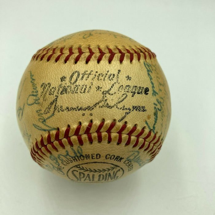 Lefty Grove, Len Dawson, Baltimore Mayor Ed Keech Signed 1950's Baseball