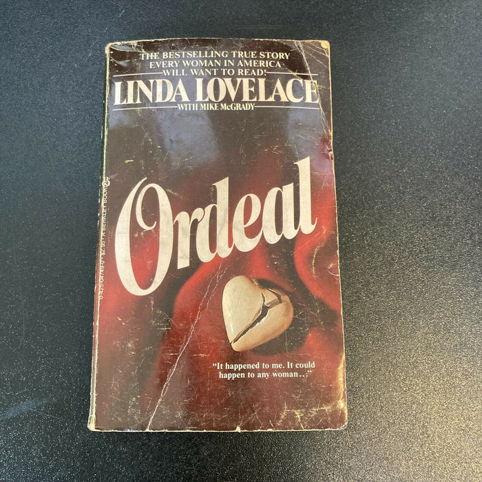 Linda Lovelace Ordeal Signed Autographed Vintage Book With JSA COA