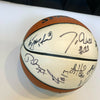 2010 NBA Draft Class Multi Signed Basketball Derrick Favors John Wall JSA COA