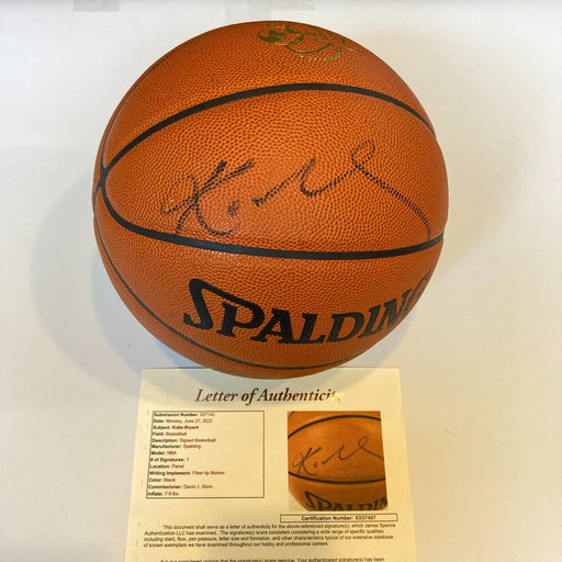 Rare Kobe Bryant Rookie Signed 1996 Spalding Official NBA Game Basketball JSA