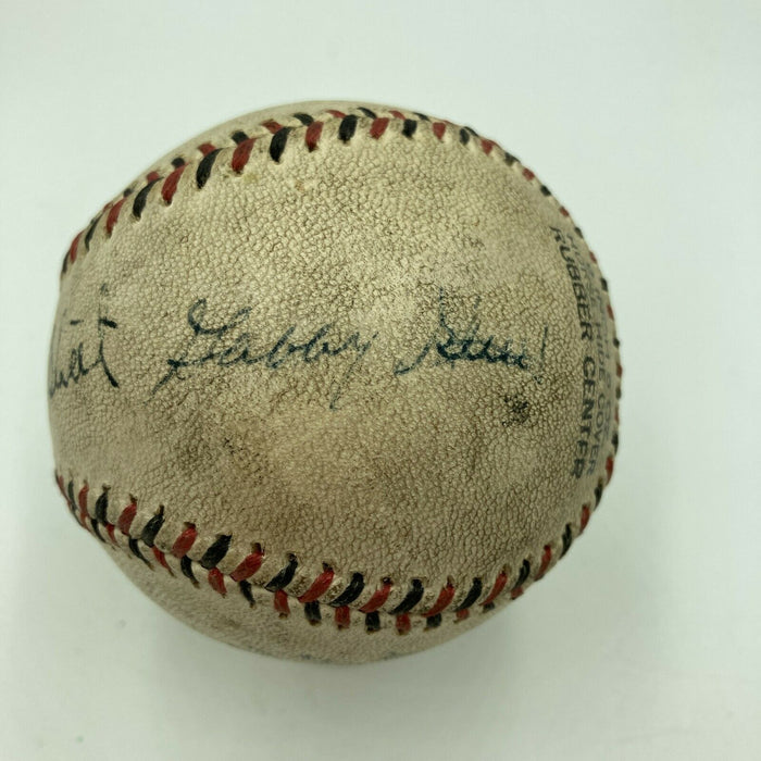 Rare Gabby Street Signed Autographed 1930's Baseball With JSA & PSA DNA COA