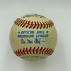 Joe Dimaggio Single Signed Vintage American League Lee Macphail Baseball