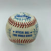 Beautiful 1995 Atlanta Braves WS Champs Team Signed World Series Baseball JSA
