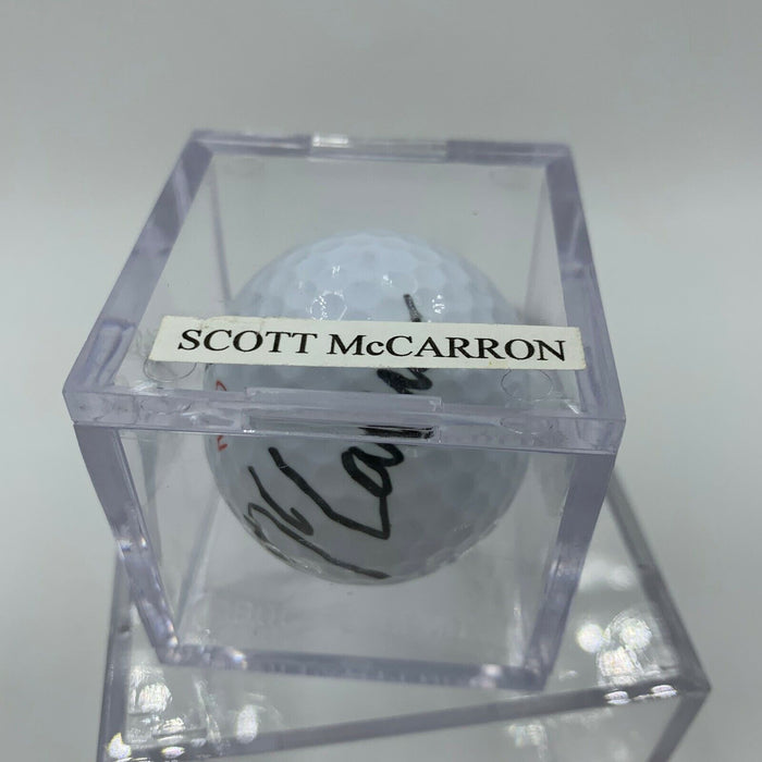 Scott McCarron Signed Autographed Golf Ball PGA With JSA COA