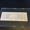 Reggie Jackson Signed Inscribed Original 1977 World Series Full Ticket SGC COA