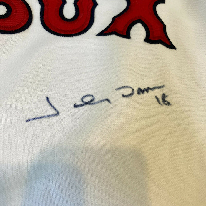 Johnny Damon Signed Autographed Authentic Boston Red Sox Jersey With JSA Sticker