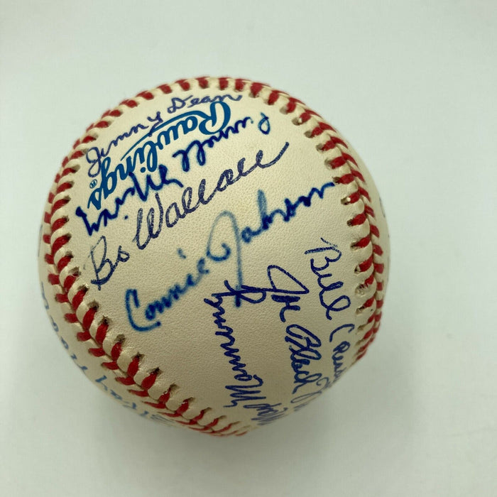 New York Black Yankees Negro League Legends Team Signed Baseball JSA COA