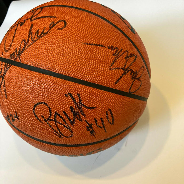 1989-90 Milwaukee Bucks Team Signed Spalding Official NBA Game Basketball