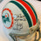 1972 Miami Dolphins Team Signed Authentic Full Size Helmet Leaf COA