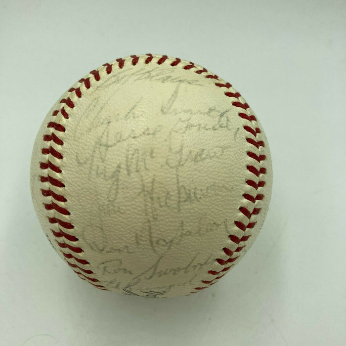 1965 New York Mets Team Signed National League Baseball Casey Stengel Yogi Berra