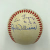 Earl Weaver Al Lopez Dick Williams Legendary HOF Managers Signed Baseball PSA