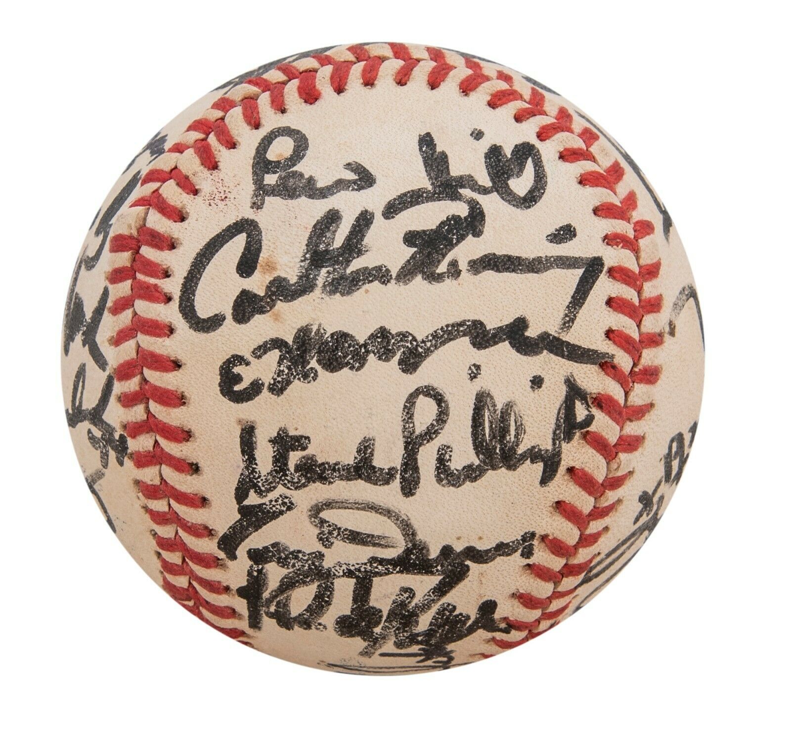 Lot Detail - 1992 Greensboro Hornets Team-Signed Baseball Featuring Derek  Jeter, Andy Pettitte and Jorge Posada