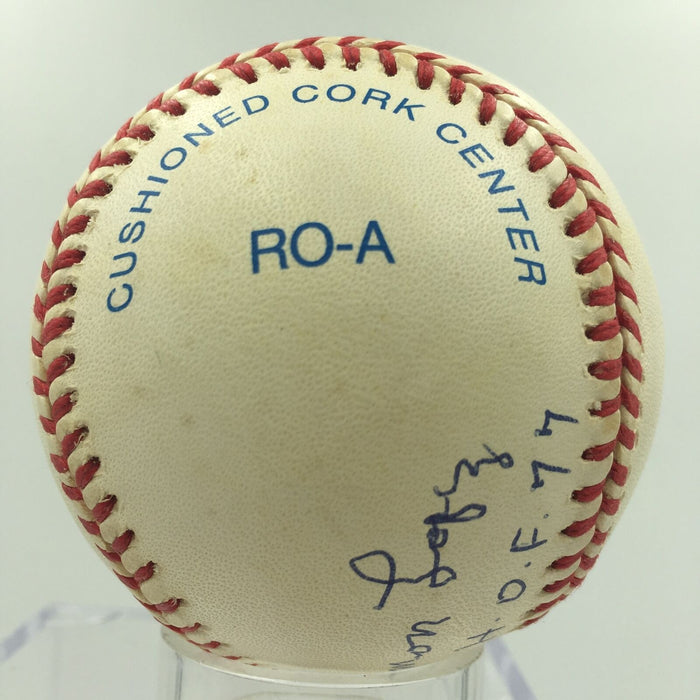 RARE Alfonso Ramon Al Lopez HOF 1977 Full Name Signed AL Baseball PSA DNA COA