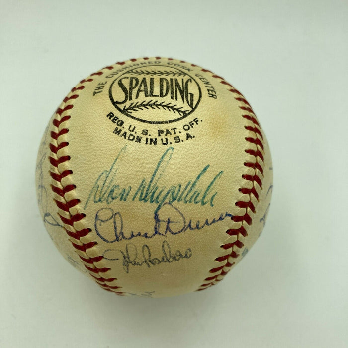 1959 Los Angeles Dodgers World Series Champs Team Signed Baseball 25 Sig JSA COA