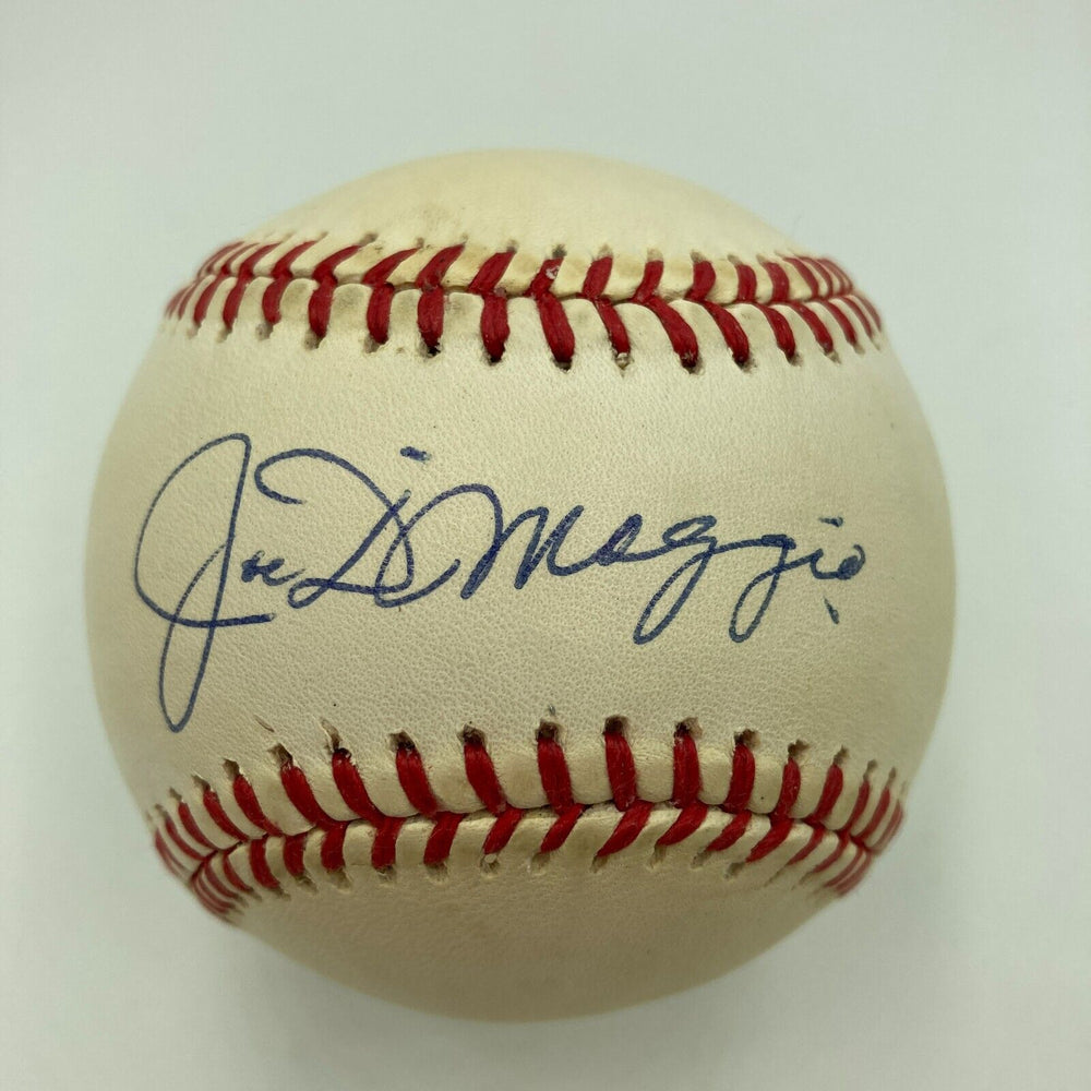 Beautiful Joe Dimaggio Signed American League Baseball JSA Graded MINT 9