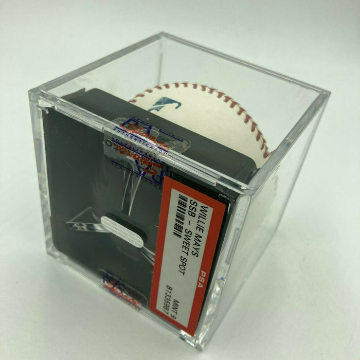 Willie Mays Signed Autographed Major League Baseball PSA DNA COA GRADED MINT 9
