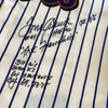 Extraordinary Tom Seaver Signed Heavily Inscribed STAT New York Mets Jersey JSA