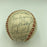Beautiful 1941 New York Yankees Team Signed American League Baseball Beckett COA