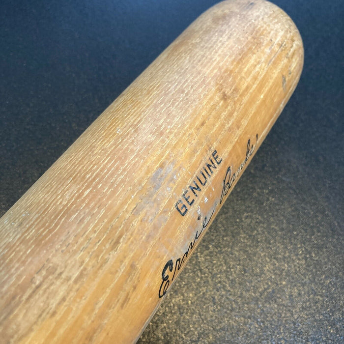Ernie Banks Mr. Cub Signed 1950's Louisville Slugger Game Model Bat With JSA COA
