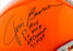 Jim Brown Signed Heavily Inscribed STATS Cleveland Browns Authentic Helmet JSA