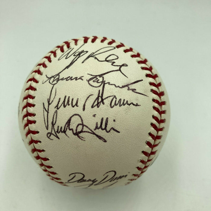 2003 Florida Marlins World Series Champs Team Signed W.S. Baseball MLB Auth