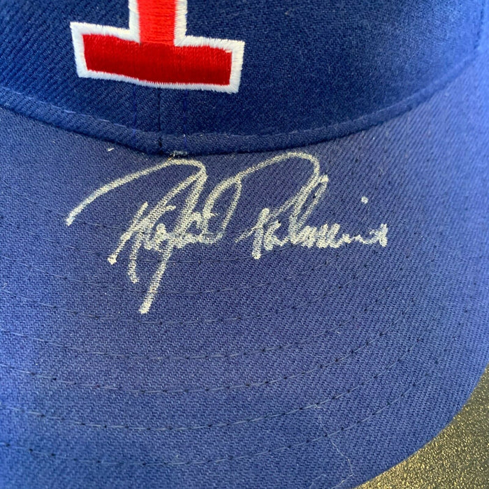 Rafael Palmeiro Signed Texas Rangers Baseball Hat Cap With JSA COA