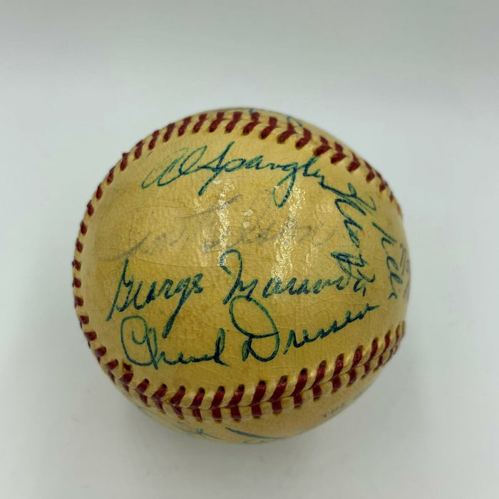 1950's Willie Mays Duke Snider Hall Of Fame Multi Signed Baseball With JSA COA