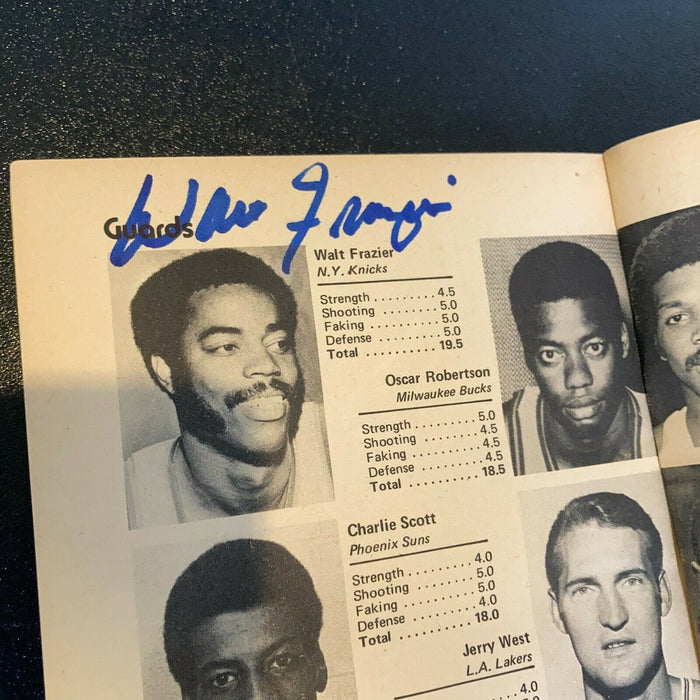 Kareem Abdul-Jabbar Walt Frazier Earl Monroe Signed Autographed Basketball Book