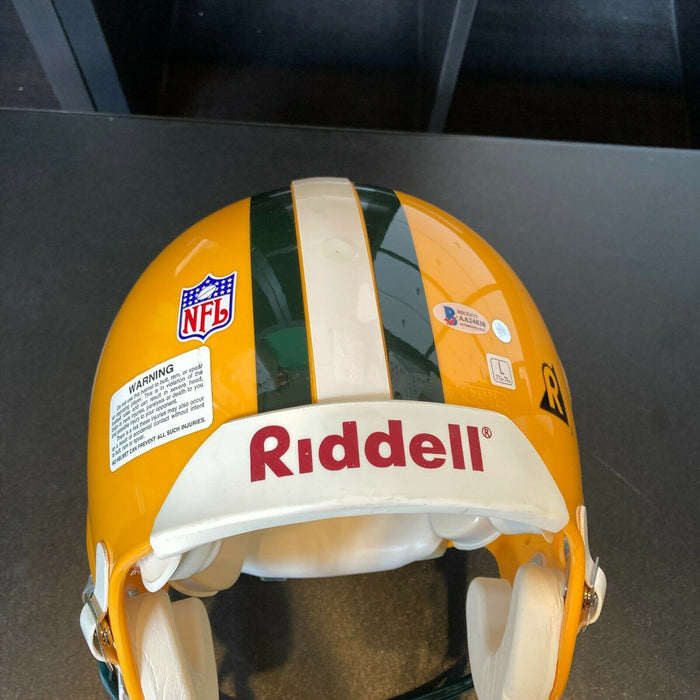 Brett Favre Signed 1997 Super Bowl Green Bay Packers Full Size Helmet Beckett