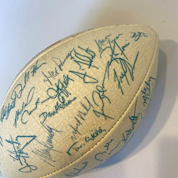 1984 Green Bay Packers Team Signed Football. Wilson football