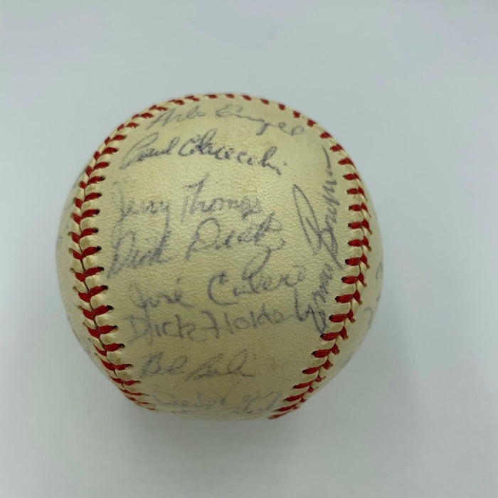 1962 San Francisco Giants NL Champs Team Signed Baseball 35 Sigs Willie Mays JSA