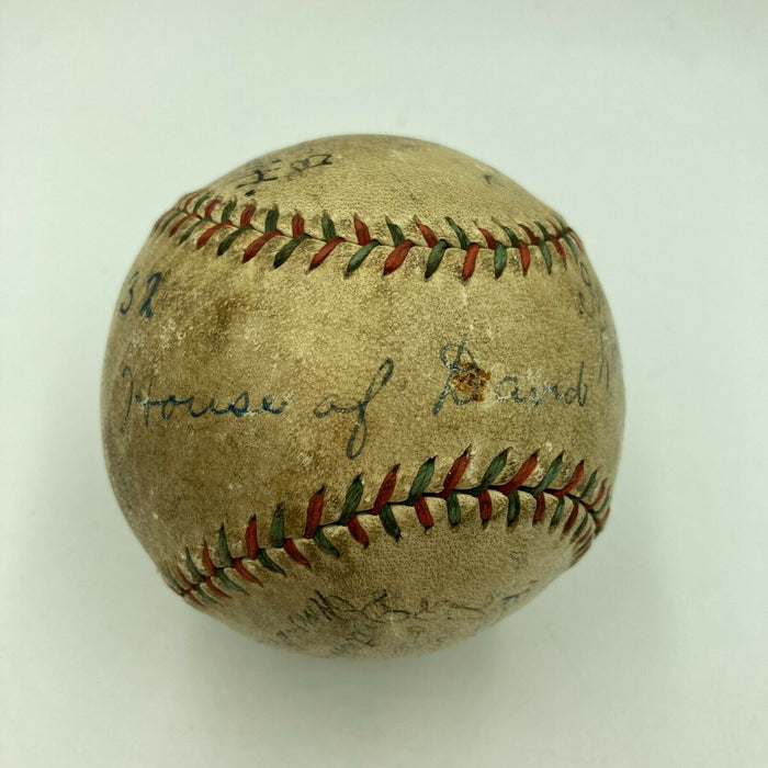 Grover Cleveland Alexander Sweet Spot Signed 1932 Game Used Baseball JSA COA