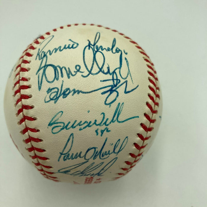1998 New York Yankees World Series Champs Team Signed W.S. Baseball
