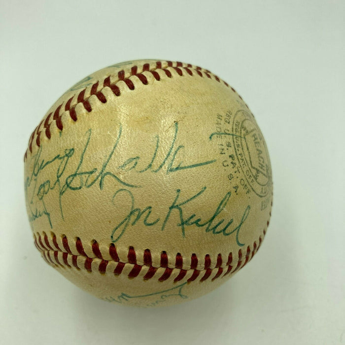 Chicago White Sox HOF Legends Signed Baseball Ed Walsh Red Faber Ray Schalk JSA