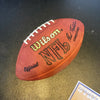 Eddie George Signed Official NFL Wilson Game Football Steiner COA