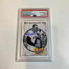1992 Upper Deck Willie Mays Baseball Heroes Signed Baseball Card PSA DNA