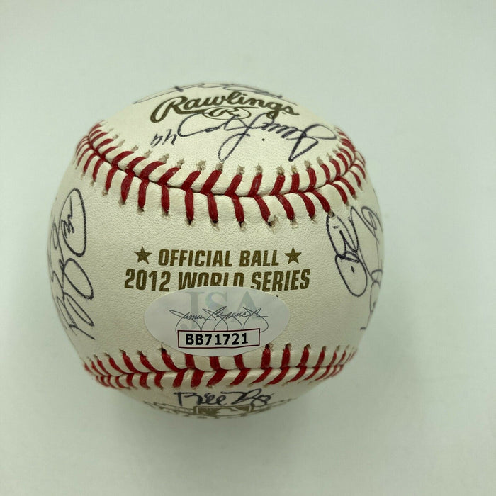 2012 San Francisco Giants World Series Champs Team Signed W.S. Baseball JSA COA