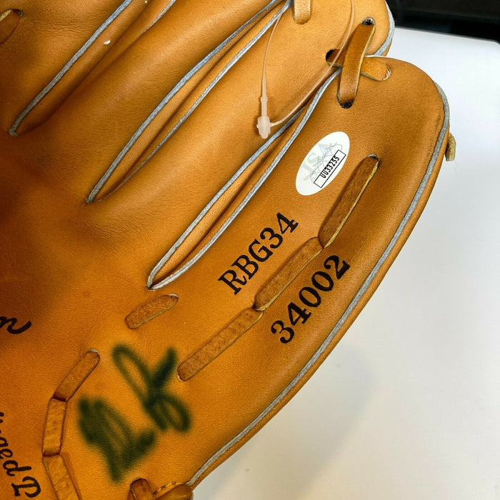 Nolan Ryan Signed Game Model Baseball Glove With JSA COA