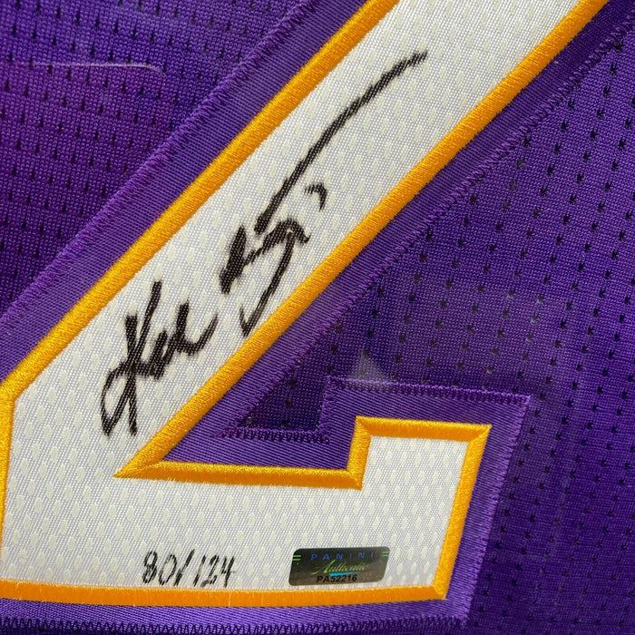 Kobe Bryant "Black Mamba" Signed #24 Authentic Los Angeles Lakers Jersey Panini