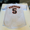 Brooks Robinson Signed Heavily Inscribed STATS Baltimore Orioles Jersey JSA COA
