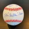 Beautiful Stan Musial Signed Heavily Inscribed STAT Baseball Reggie Jackson COA