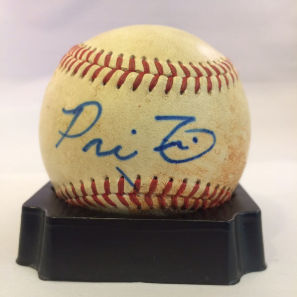 Prince Fielder Autographed Game Used Minor League Baseball Jsa And Mears Loa