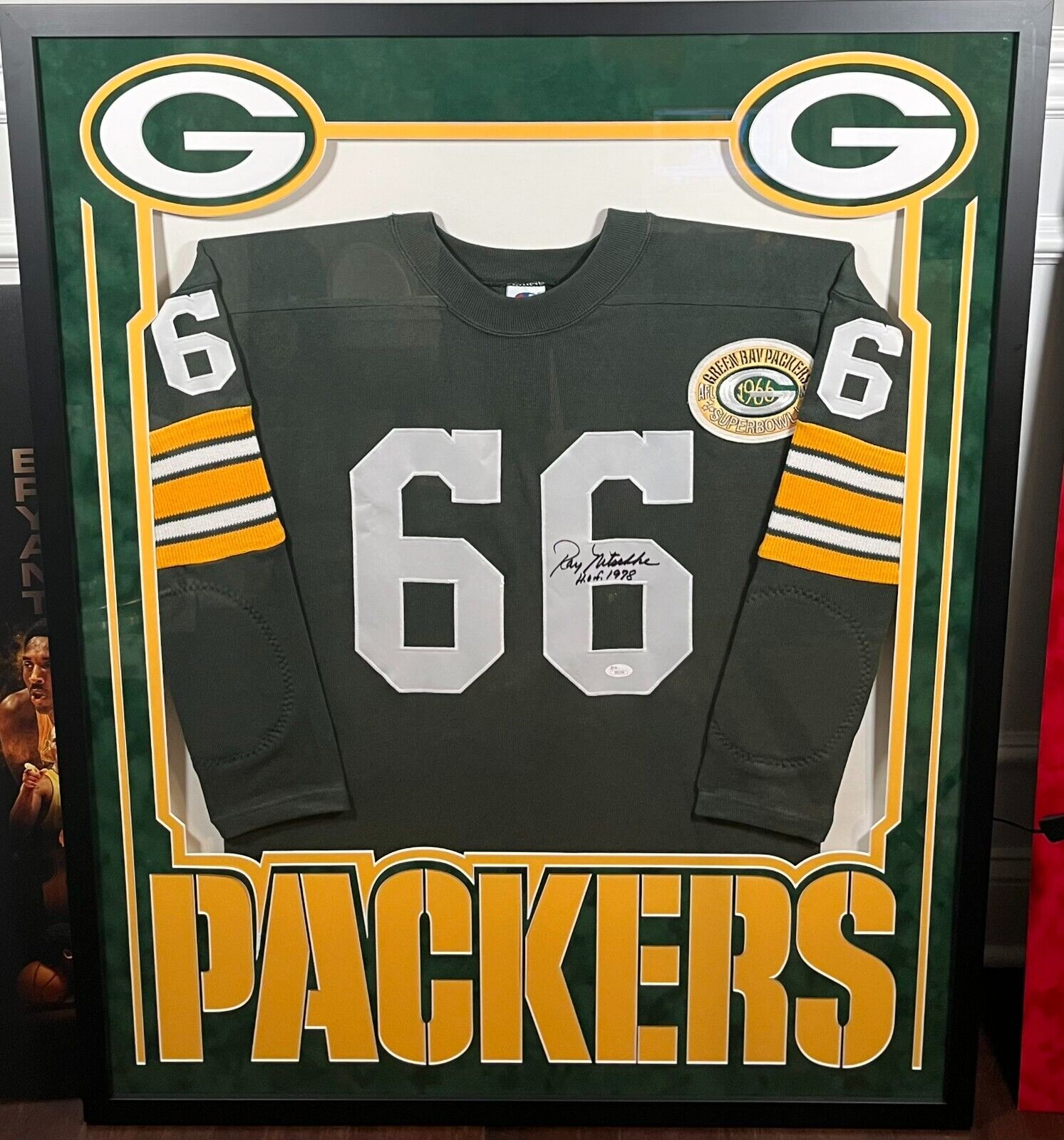 Ray Nitschke Signed Jersey Packers - COA JSA - Memorabilia Expert