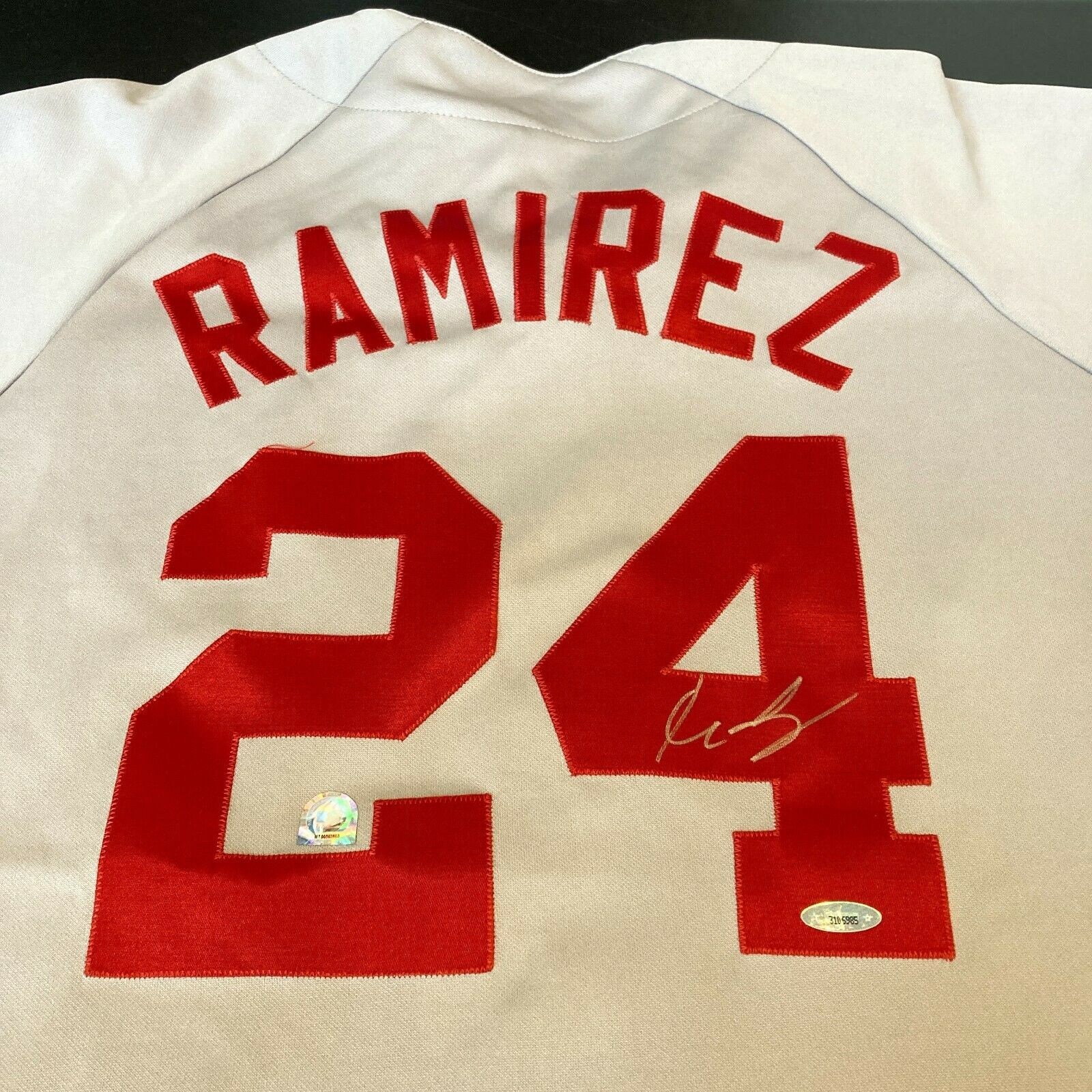 Manny Ramirez Signed Authentic Boston Red Sox Jersey Tristar & MLB Authentic