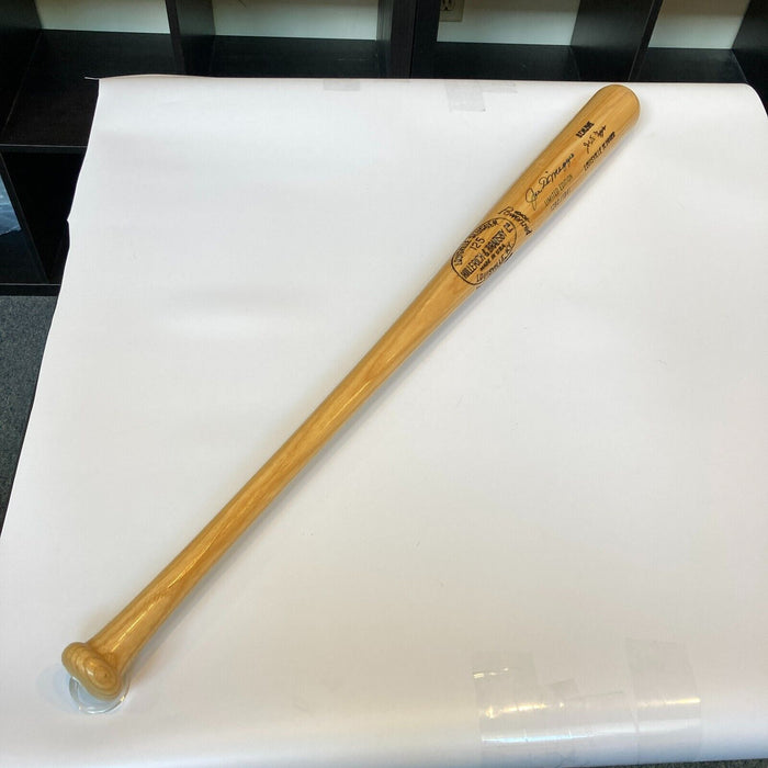 Beautiful Joe Dimaggio Signed Louisville Slugger Game Model Baseball Bat PSA DNA