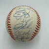 1999 Cleveland Indians Team Signed American League Baseball Jim Thome JSA COA