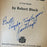 Janet Leigh Signed Autographed Vintage Psycho Book With JSA COA