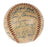 1953 New York Yankees World Series Champs Team Signed Baseball Mickey Mantle BAS