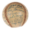 1953 New York Yankees World Series Champs Team Signed Baseball Mickey Mantle BAS